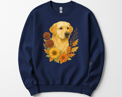 Autumn Lab Lovers Sweatshirt, Labrador Retriever Shirt, Gift for Lab Mom