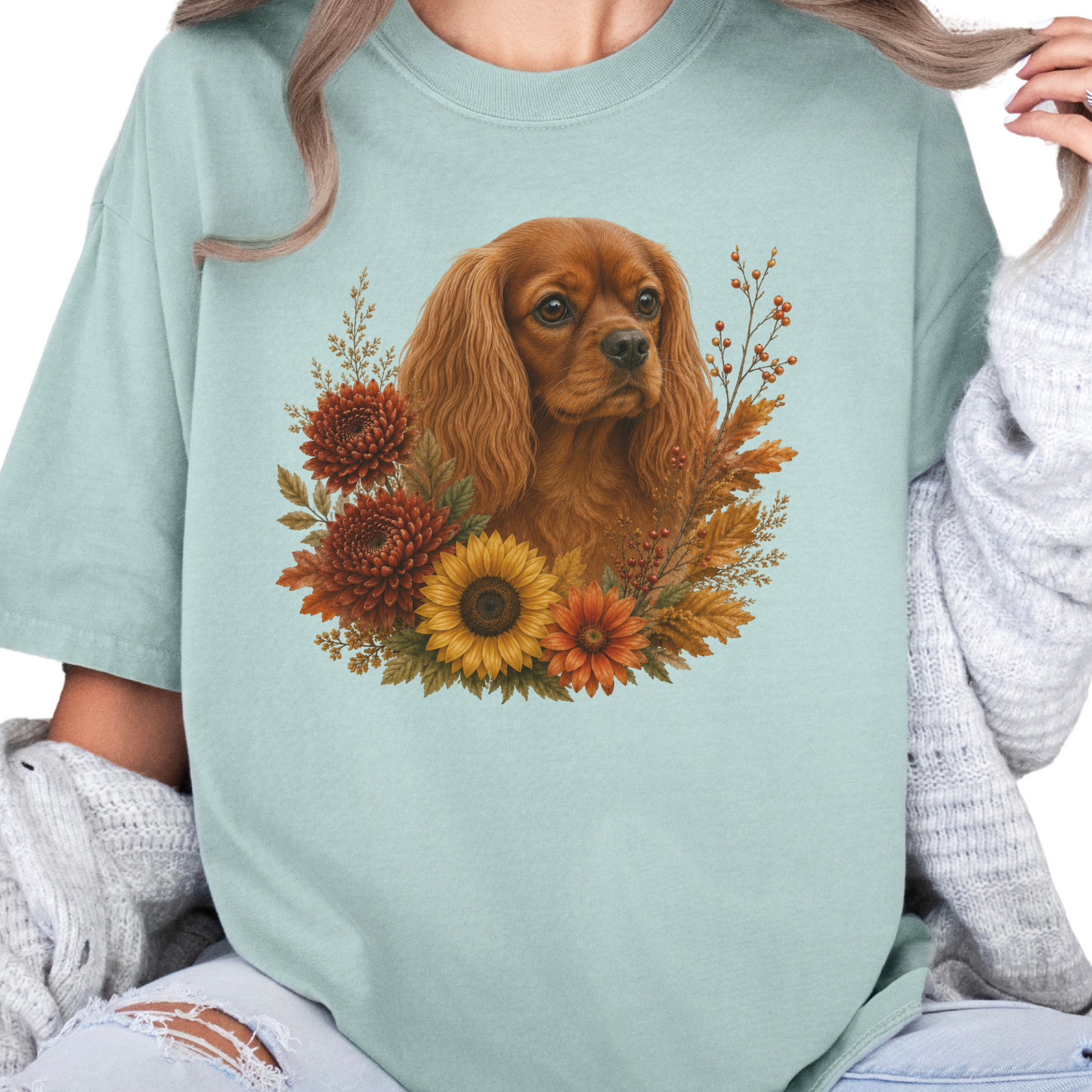Ruby Cavalier Autumn Floral Shirt