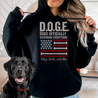 Load image into Gallery viewer, Personalized DOGE Dog Shirt Dogs Officially Governing Everything Tee

