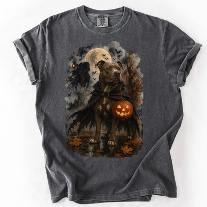 Pitbull Headless Horseman Inspired Halloween Comfort Colors Shirt