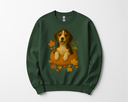 Beagle Dog in Pumpkin Fall T-Shirt