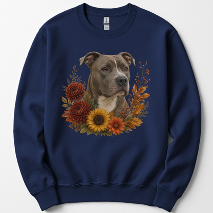 Pitbull Autumn Floral Sweatshirt