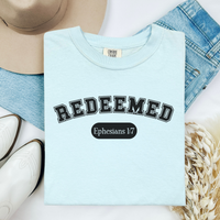 Load image into Gallery viewer, Redeemed Christian Shirt, Tank or Hoodie, Ephesians 1:7 Bible Verse
