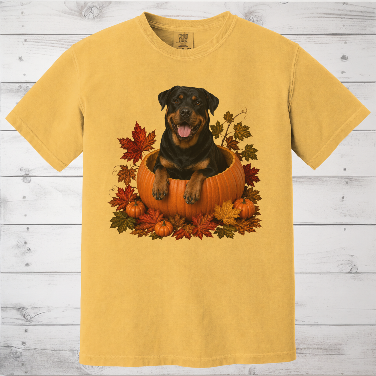 Rottweiler Pumpkin Shirt