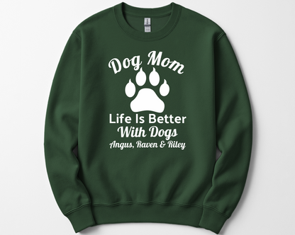 Personalized Life is Better With Dogs Shirt