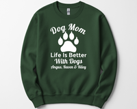 Load image into Gallery viewer, Personalized Life is Better With Dogs Shirt

