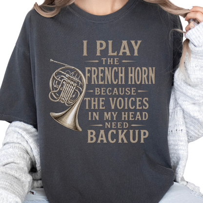 Funny French Horn Shirt, French Horn Player Gift, Brass Musician Tee
