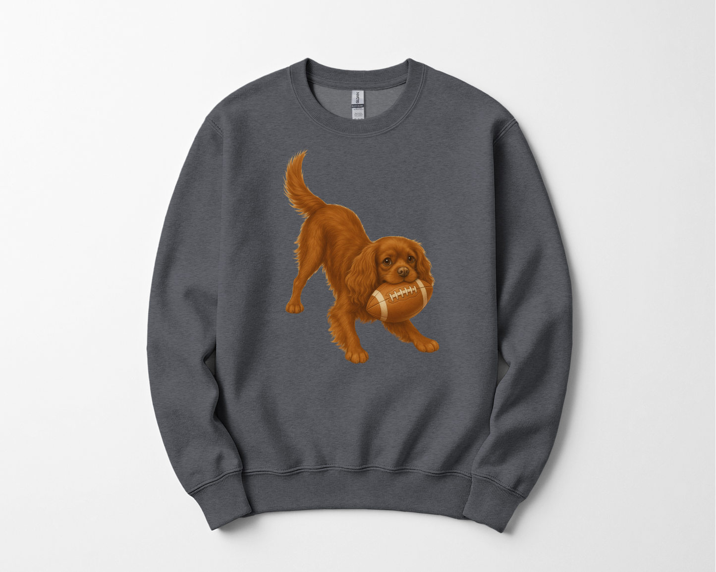 Ruby Cavalier Football Sweatshirt