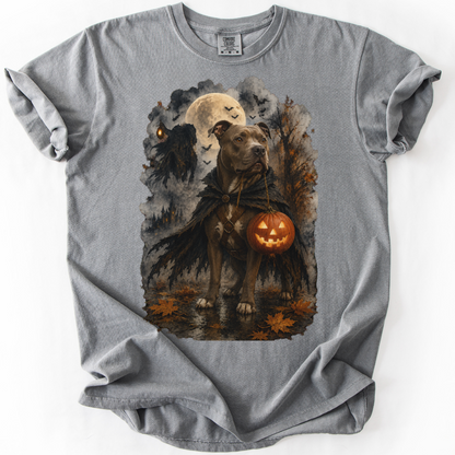 Pitbull Headless Horseman Inspired Halloween Comfort Colors Shirt