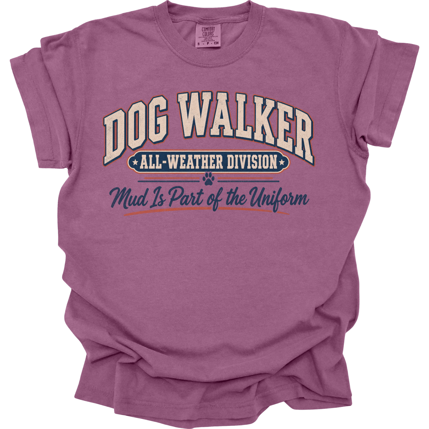 Dog Walker Shirt, All Weather Dog Walking Tee, Professional Dog Walker Gift