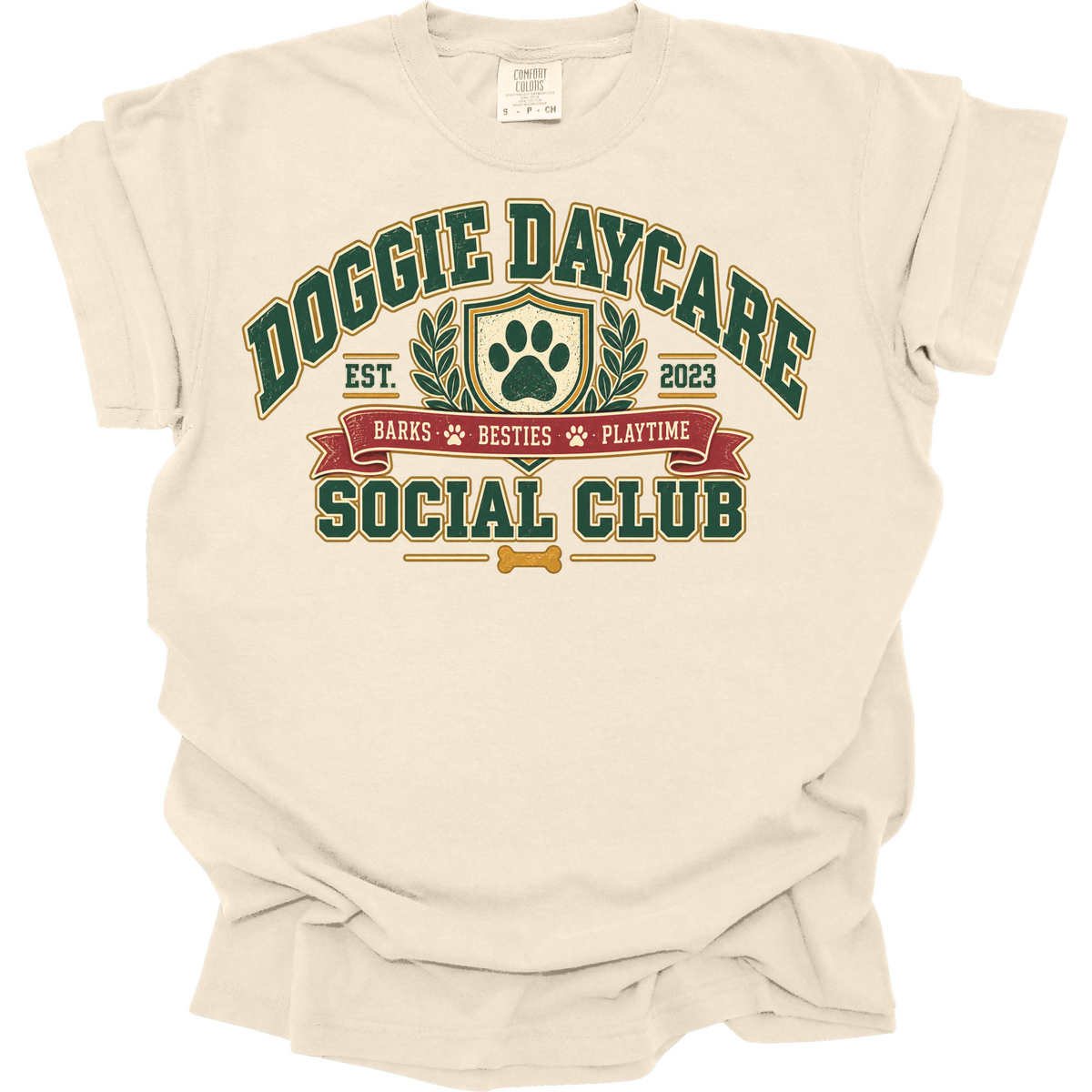 Personalized Dog Daycare Worker Shirt, Doggie Daycare Staff Gift, Social Club Tee