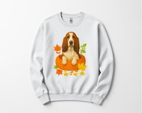 Load image into Gallery viewer, Basset Hound in Pumpkin Fall Shirt/Sweatshirt
