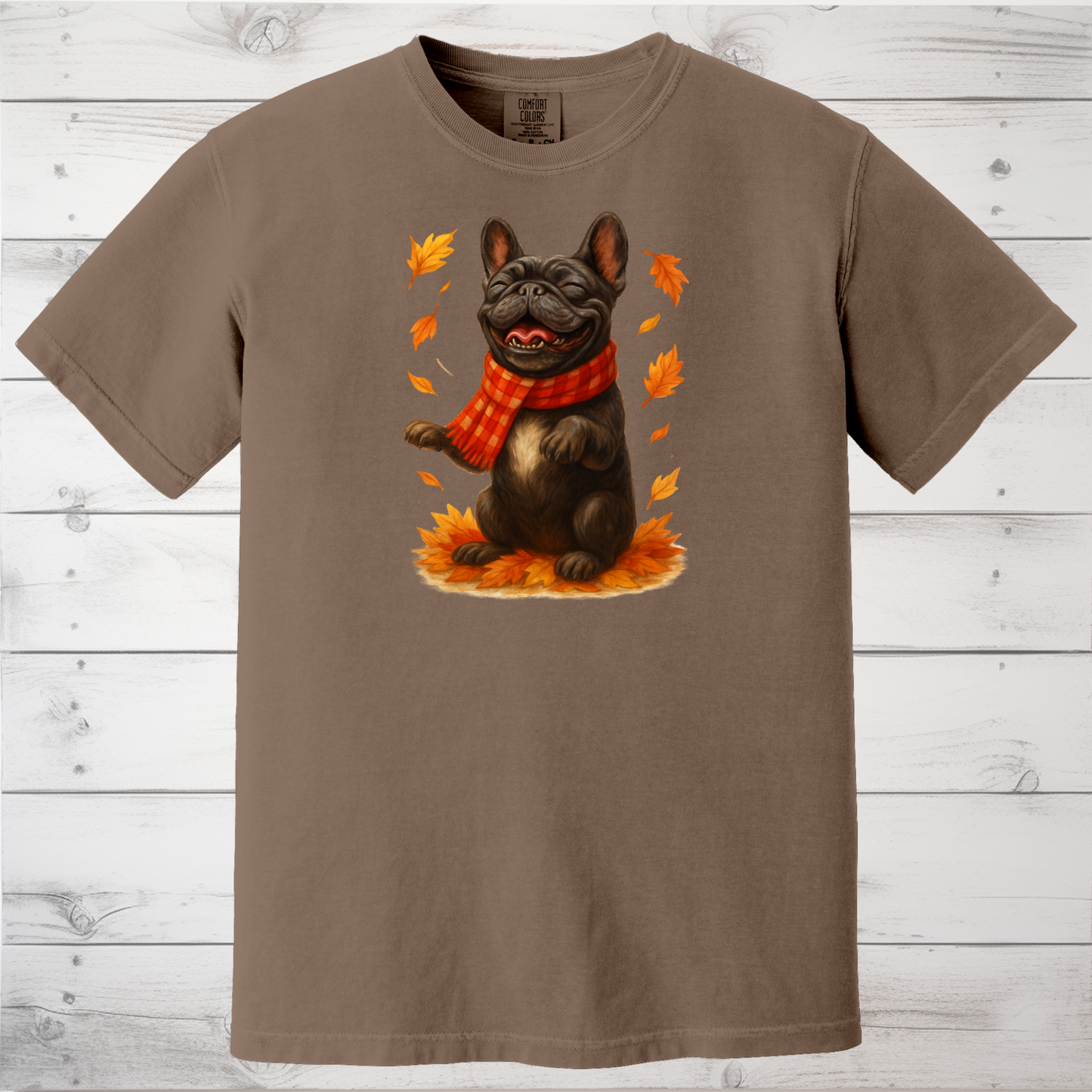 French Bulldog Autumn Sweatshirt, Cozy Fall Dog Shirt, Pet Lover Gift, Seasonal Canine Apparel