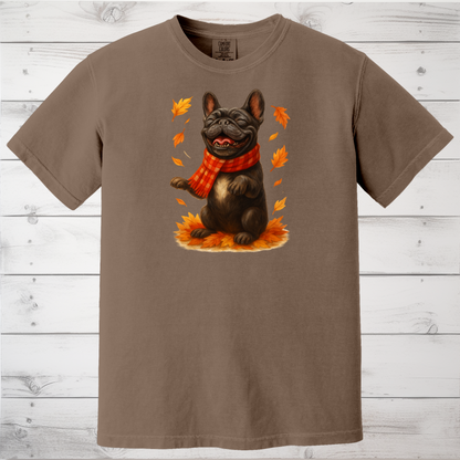 French Bulldog Autumn Sweatshirt, Cozy Fall Dog Shirt, Pet Lover Gift, Seasonal Canine Apparel