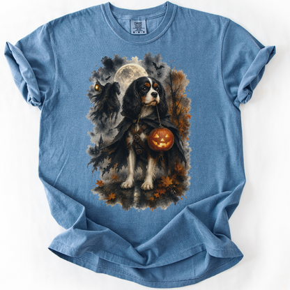 Tricolor Cavalier Headless Horseman Inspired Halloween Comfort Colors Shirt