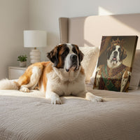 Load image into Gallery viewer, Personalized Royal King Dog Portrait – Custom Renaissance Pet Art Canvas