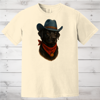 Load image into Gallery viewer, Customized Cowboy Pet Photo Portrait Shirt
