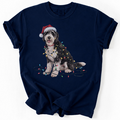 Christmas Labradoodle Shirt, Christmas Lights Dog Tee, Christmas Dog Tee, Labradoodle Mom Tshirt, Gift for Dog Lover, Labradoodle