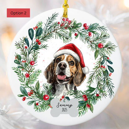 Personalized Beagle Ornament