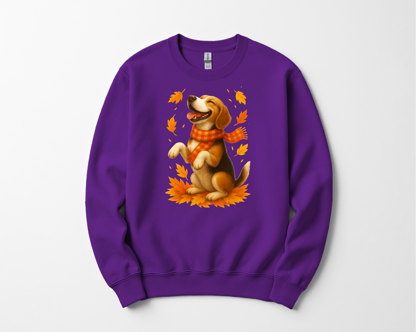 Beagle Autumn Shirt, Cozy Dog Sweatshirt, Fall Beagle Lover Gift, Cute Dog Apparel, Autumn Leaves T-shirt, Pet Lover Clothing