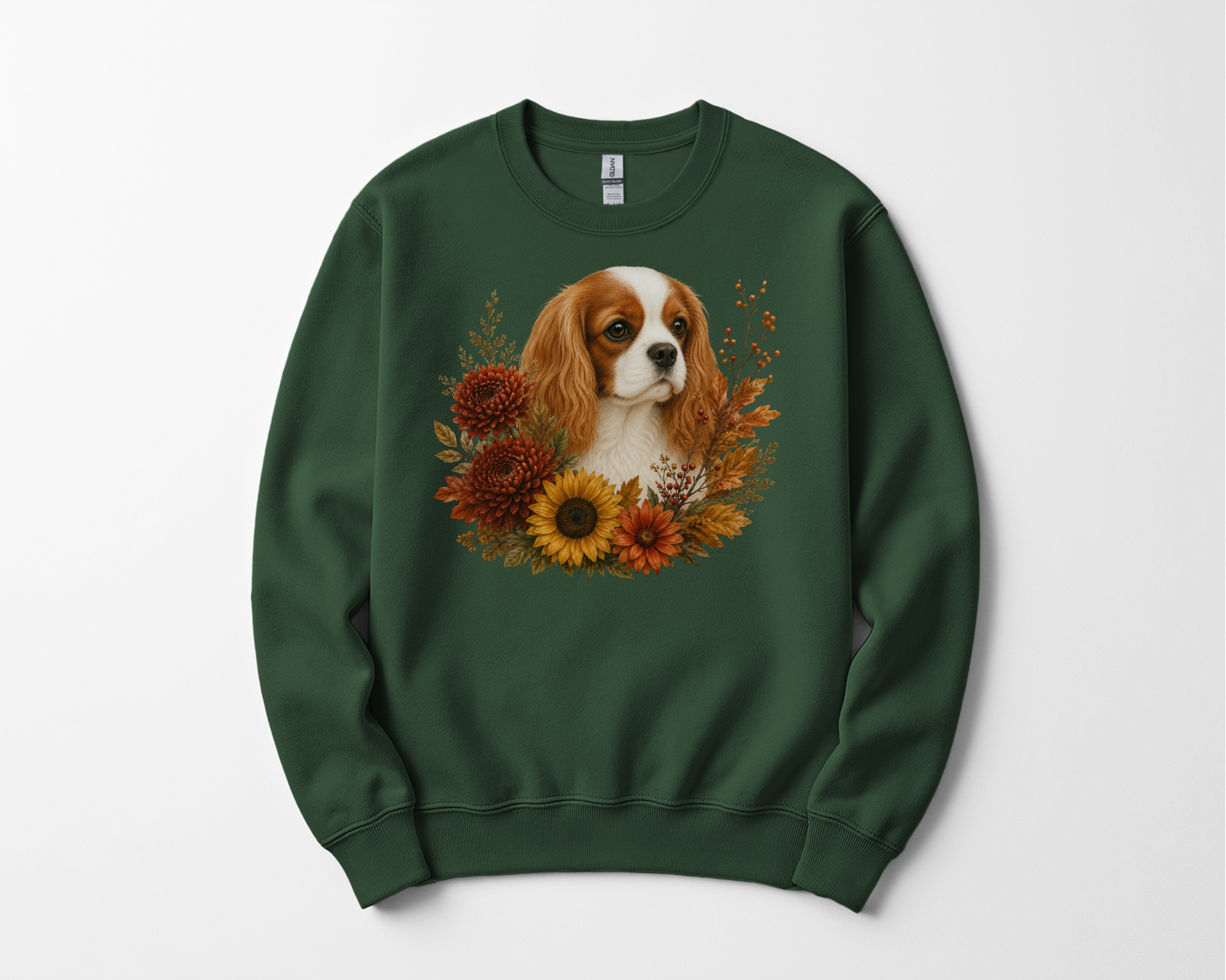 Blenheim Cavalier Autumn Floral Sweatshirt