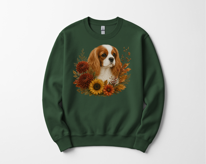 Blenheim Cavalier Autumn Floral Sweatshirt