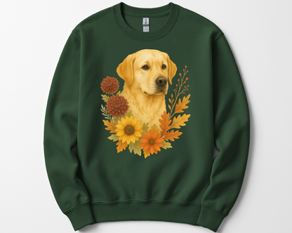 Autumn Lab Lovers Sweatshirt, Labrador Retriever Shirt, Gift for Lab Mom