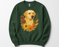 Load image into Gallery viewer, Autumn Lab Lovers Sweatshirt, Labrador Retriever Shirt, Gift for Lab Mom
