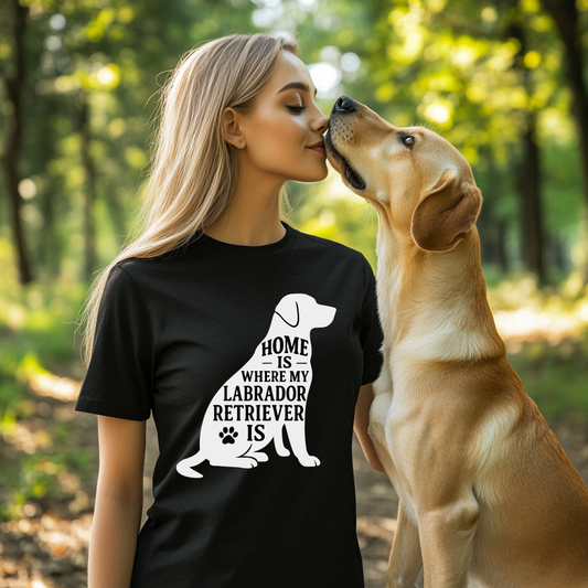 Whimsical Labrador Retriever Lover Gift, Pet-Centric Shirt, Labrador Keepsake