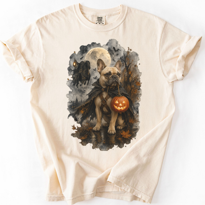 French Bulldog Headless Horseman Inspired Halloween Comfort Colors Shirt
