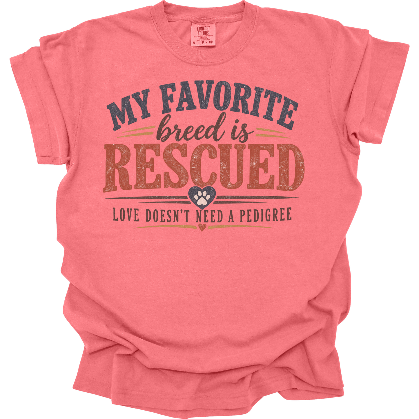 Rescue Dog Shirt, Adopted Dog Mom Tee, Rescue Pet Gift, Dog Adoption Shirt