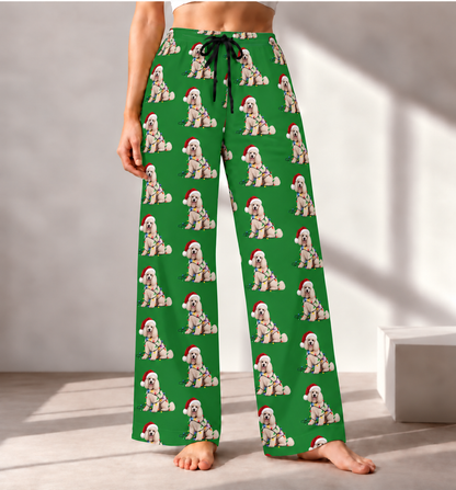Poodle Christmas Pajama Pants