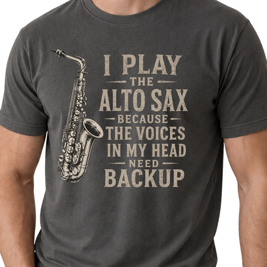 Funny Alto Sax Shirt, Alto Saxophone Player Gift, Saxophonist Musician Tee