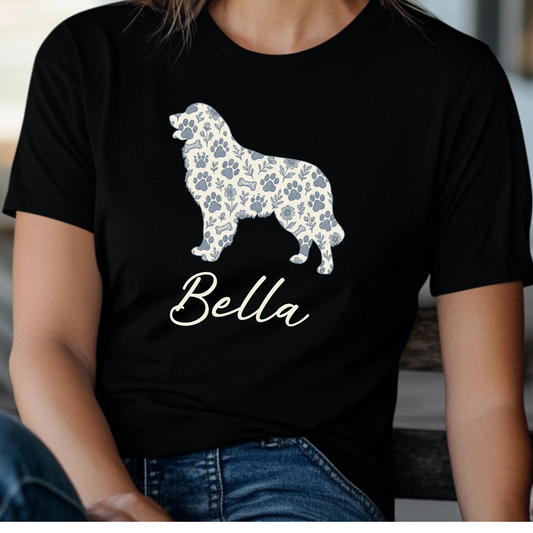 Personalized Dog Paw Print Shirt