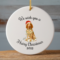 Load image into Gallery viewer, Bracco Italiano Ornament, Personalized Christmas Dog Keepsake
