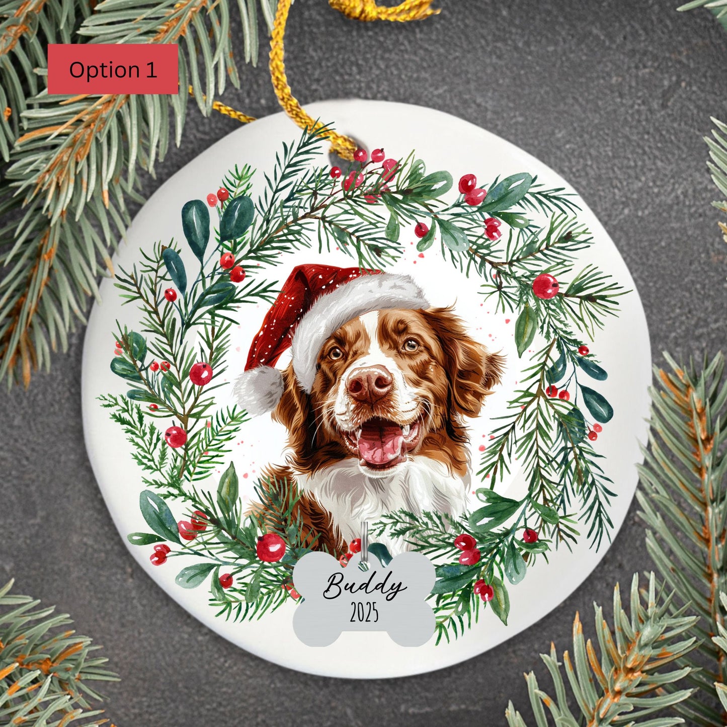 Personalized Nova Scotia Duck Tolling Retriever Christmas Ornament