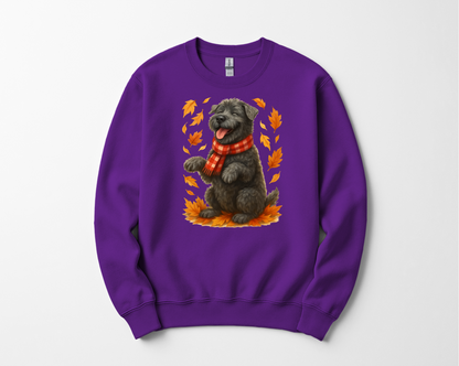Kerry Blue Terrier Shirt, Autumn Dog Sweatshirt, Pet Lover Gift, Cozy Canine Apparel, Fall Clothing for Dog Moms