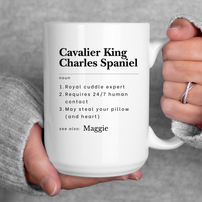 Personalized Cavalier King Charles Spaniel Mug