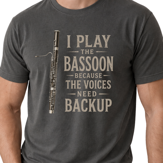 Funny Bassoon Player Shirt, Bassoonist Gift, Orchestra Musician Tee