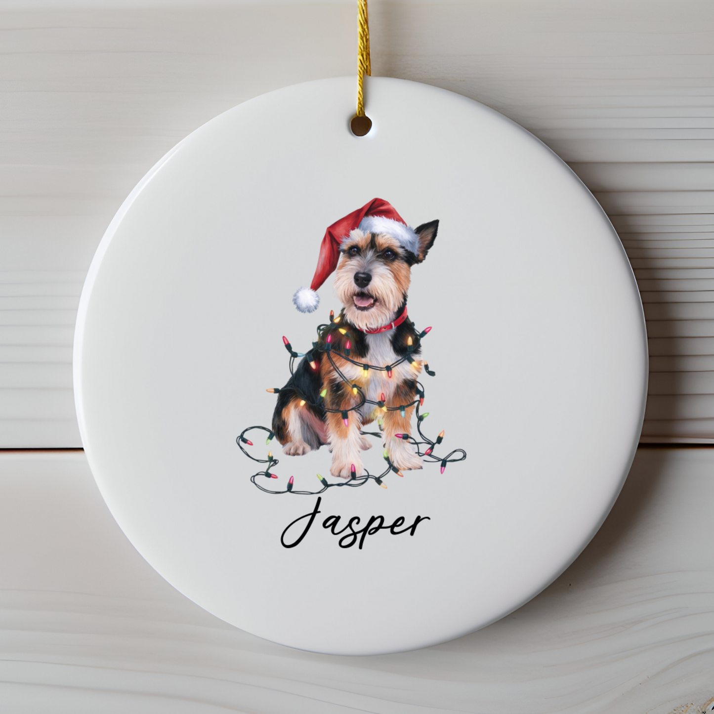 Norfolk Terrier Ornament, Custom Pet Keepsake