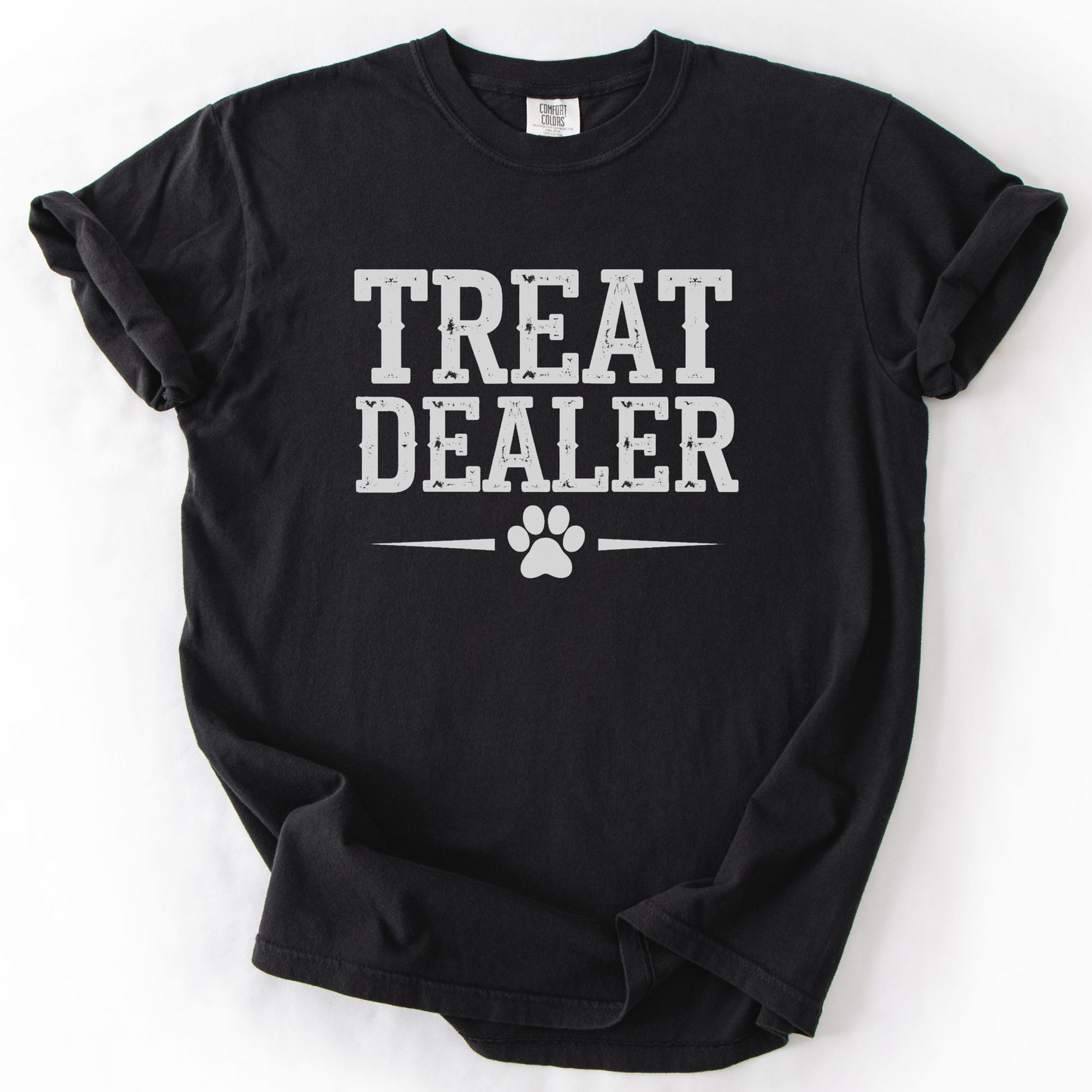 Treat Dealer Shirt, Funny Dog Lover Tee, Comfort Colors Dog Mom Gift