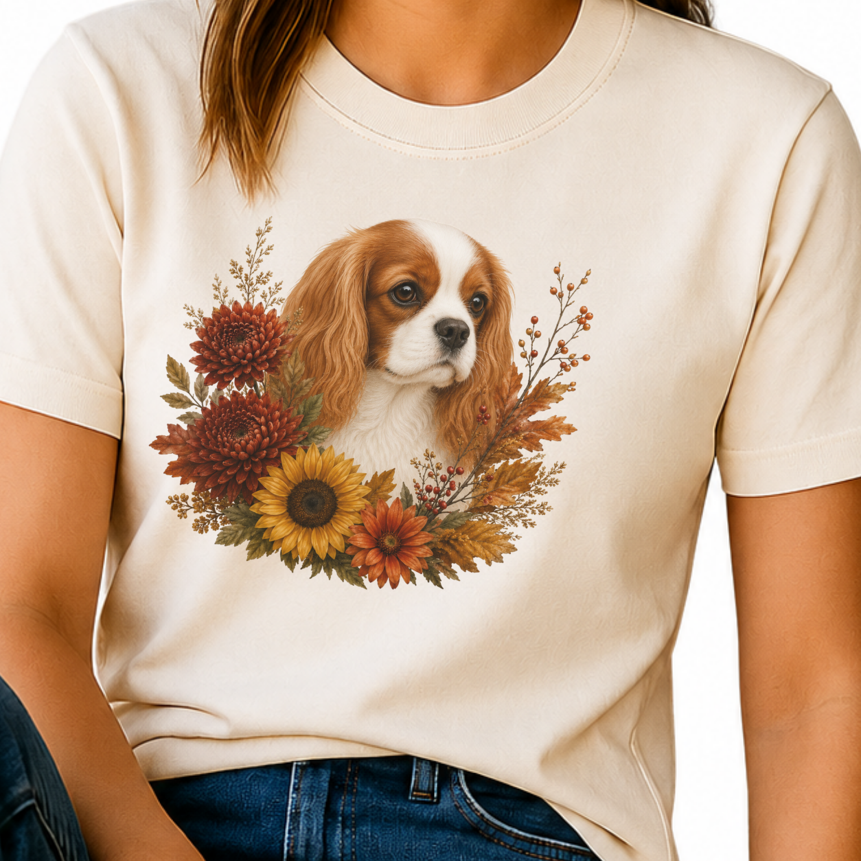 Blenheim Cavalier Autumn Floral Shirt