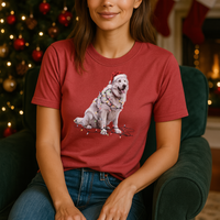 Load image into Gallery viewer, Christmas Great Pyrenees Shirt, Christmas Lights Dog Tee, Christmas Dog Tee, Great Pyrenees Mom Tshirt, Gift for Dog Lover, Great Pyrenees
