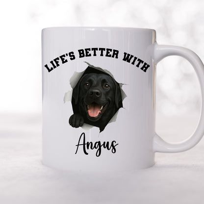 Personalized Life’s Better With My Dog Mug