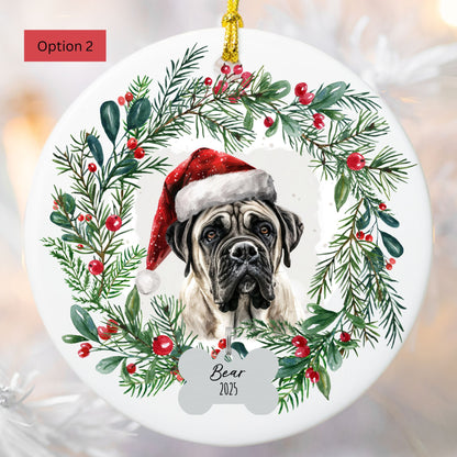 Personalized English Mastiff Ornament