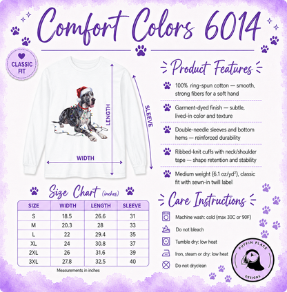 Ruby Cavalier Christmas Long Sleeve Shirt, Cavalier King Charles Spaniel Holiday Dog Mom Gift
