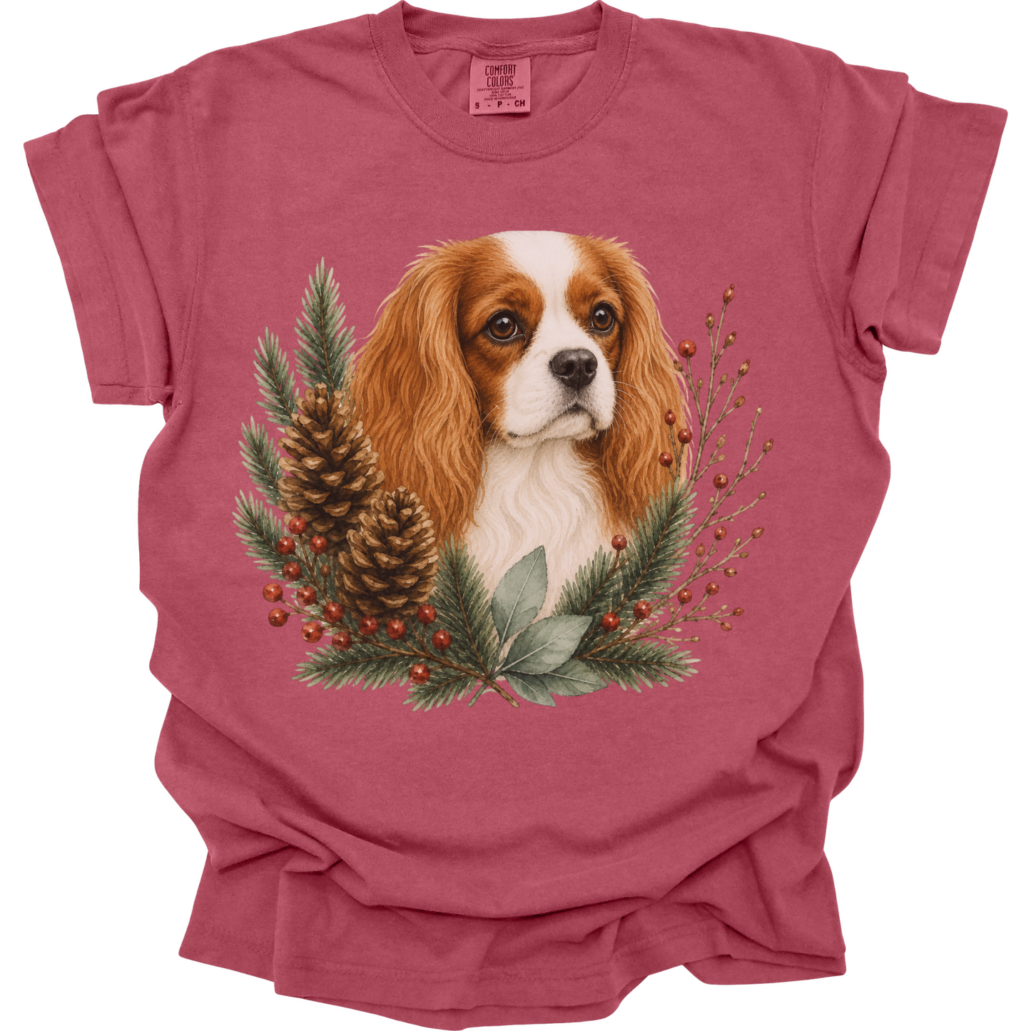 Blenheim Cavalier Christmas Shirt, Winter Dog Mom Gift, Cavalier King Charles Spaniel Tee