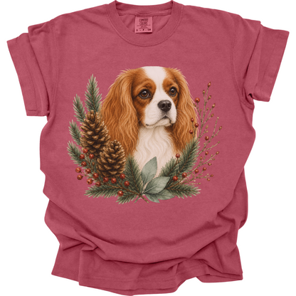 Blenheim Cavalier Christmas Shirt, Winter Dog Mom Gift, Cavalier King Charles Spaniel Tee