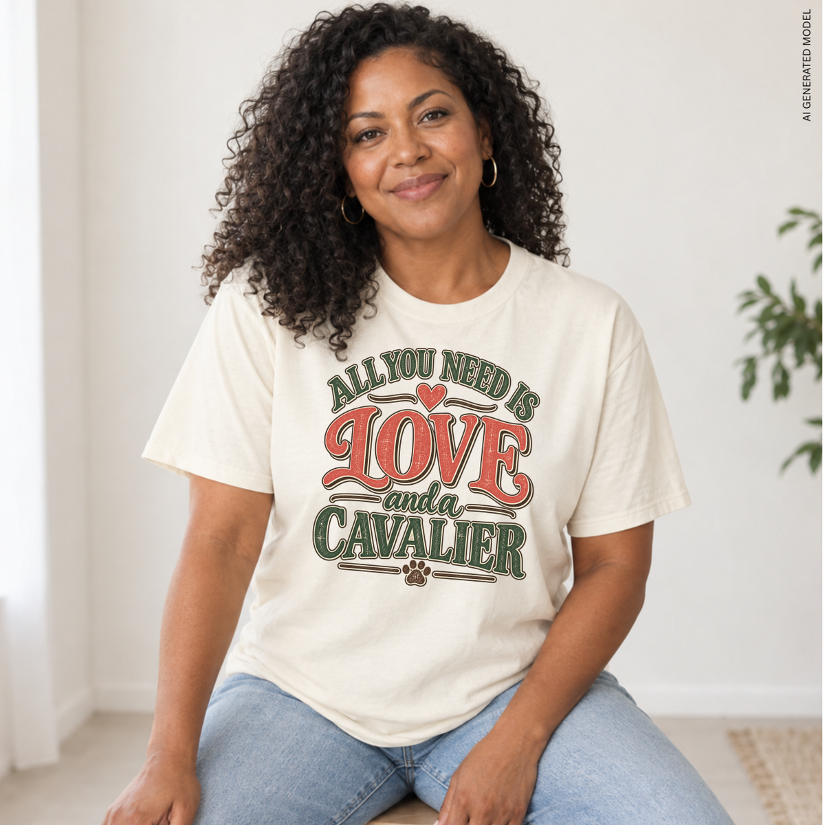 Cavalier King Charles Spaniel Shirt, All You Need Is Love and a Cavalier