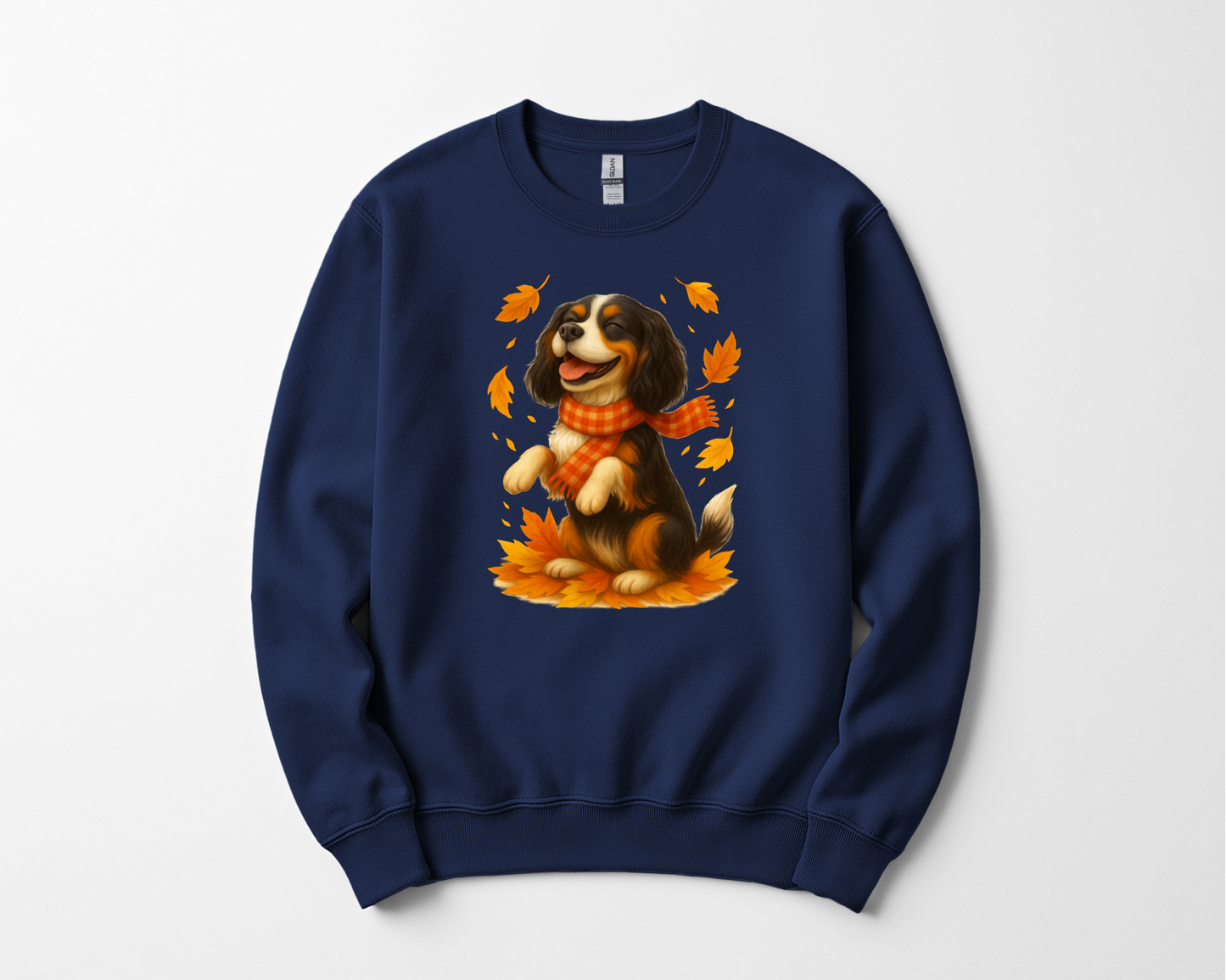 Cavalier King Charles Autumn Shirt, Cozy Spaniel Sweatshirt, Fall Dog Lover Top Gift, Cute Dog Pullover, Autumn Apparel